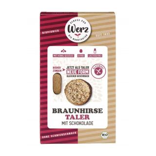Kekse Braunhirse Taler mit Schokolade