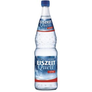 Eiszeit Quell spritzig Glasflasche