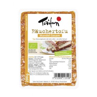 Tofu geräuchert Mandel Sesam