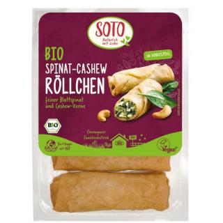 Spinat Cashew Röllchen
