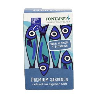 Sardinen Premium, natuell