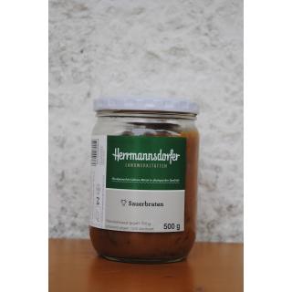 Sauerbraten im Glas