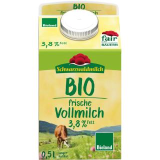 Schwarzwälder Milch 0,5 Liter (3,8%Fett)