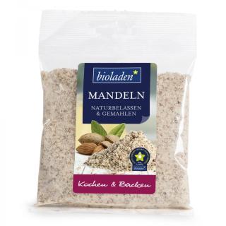 b*Mandeln gemahlen