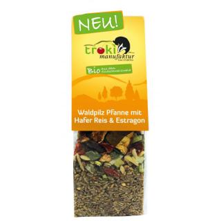 Waldpilz Pfanne mit Hafer Reis & Estragon