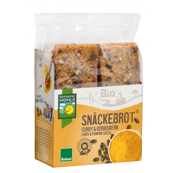 Snäckebrot Curry Kürbiskern