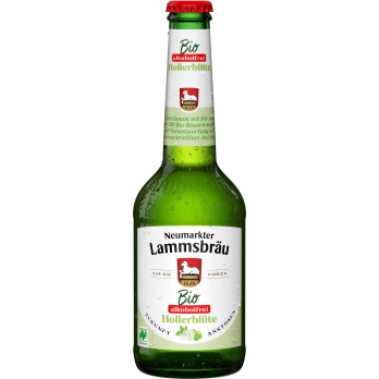 Schankbier+Hol- lerblüte, alk.frei