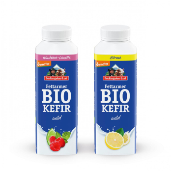 Kefir Zitrone +Himbeere Limette
