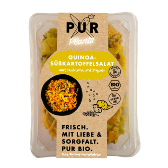 Quinoa-Süßkartoffel- salat mit Kurku.+Ingwer