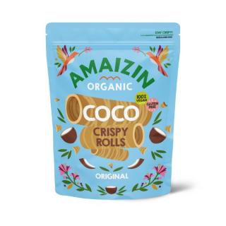 Coco crispy rolls Waffelröll. Eisbecher