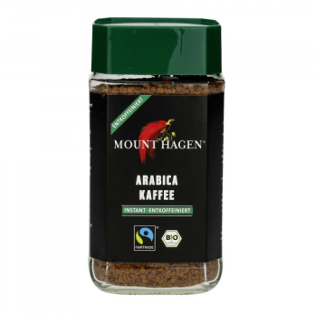 Arabica Kaffee instant, entcoffeiniert