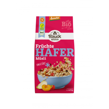Müsli Hafer Früchte gf