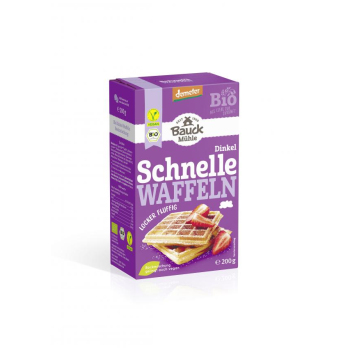 Backmischung Waffeln Dinkel