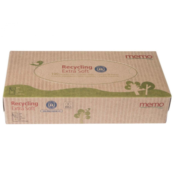 Kosmetiktücher Recycling 2-lagig