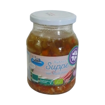 Hühner-Suppe        vom Bruderhahn