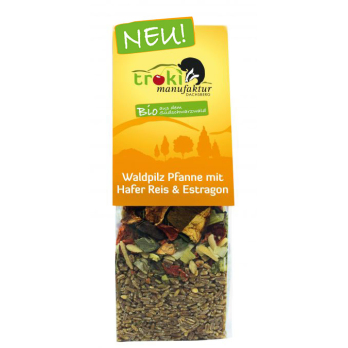 Waldpilz Pfanne mit Hafer Reis & Estragon