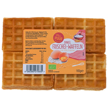 Waffeln Frischei Dinkel                                                   #