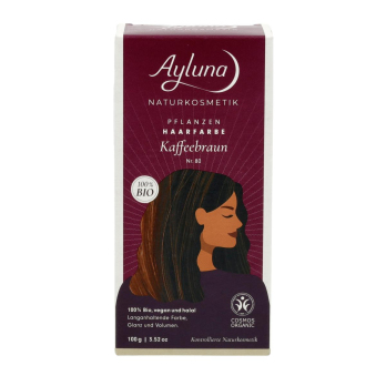 Haarfarbe Kaffeebraun
