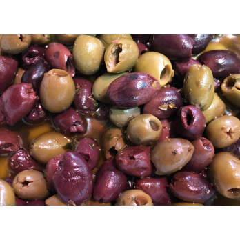 gemischte Oliven ohne Stein