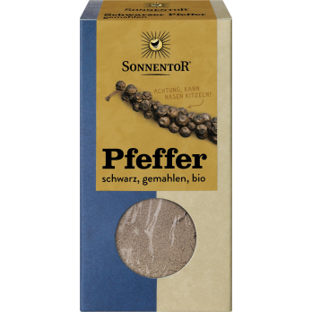 Pfeffer schwarz gemahlen                                            #